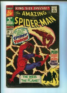 AMAZING SPIDERMAN KING SPECIAL #4 (4.5) WEB AND THE FLAME 1967