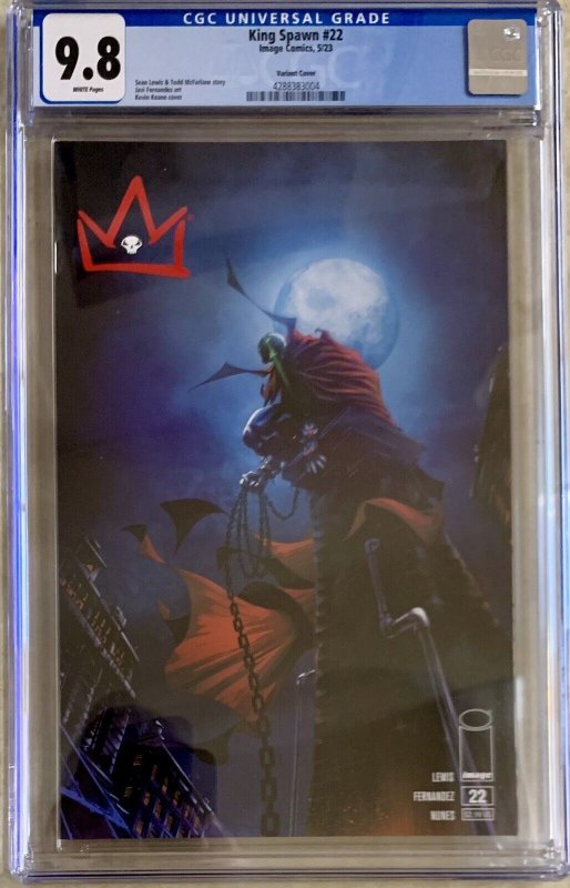 KING SPAWN #22 CGC 9.8 | KEANE VARIANT COVER | 2023