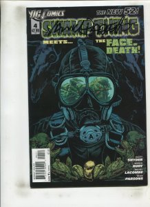 SWAMP THING #4 (8.0) SIGNED BY YANICK PAQUETTE!! 2012