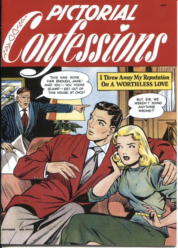 PICTORIAL CONFESSIONS #1-MATT BAKER COVER & STORIES-ST JOHN-REPLICA EDITION