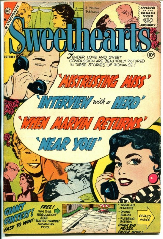 Sweethearts #50 1959-Charlton-Vince Colletta-romance-VF-