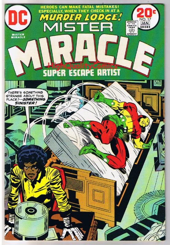 MISTER MIRACLE #17, FN+, Jack Kirby, 4th World, 1971, more JK in store