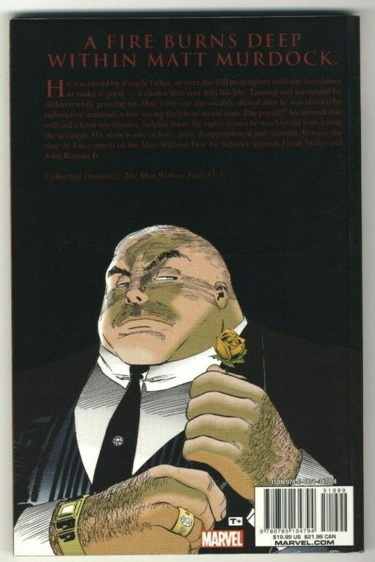 DAREDEVIL TP MAN WITHOUT FEAR - MARVEL COMICS - 2015
