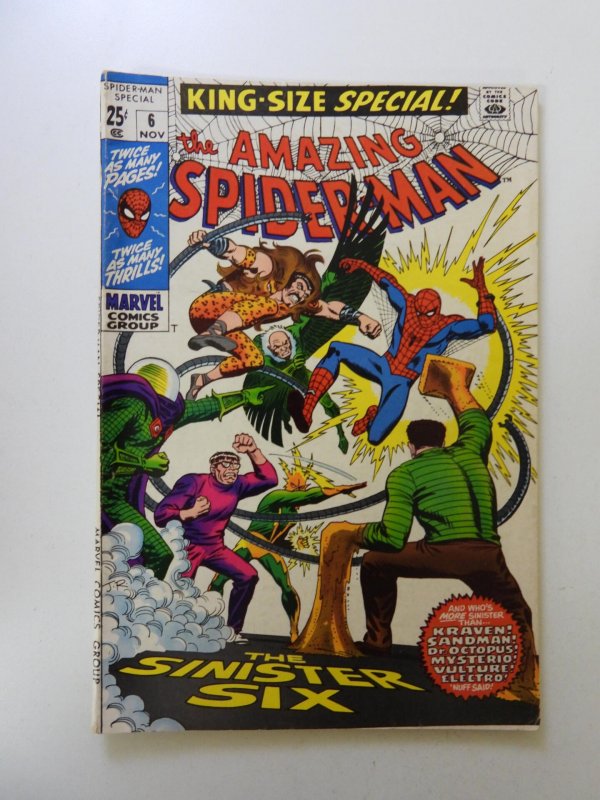 The Amazing Spider-Man Annual #6 (1969) FN/VF condition