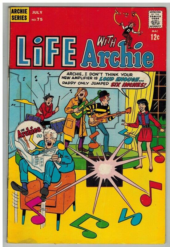 LIFE WITH ARCHIE (1958-    ) 75  July 1968 GOOD+