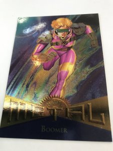 BOOMER #87 card : Marvel Metal 1995 Fleer Chromium; NM/M X-men SPIDER-MAN, base