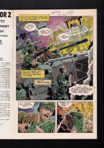 Terminator #2 - INTERIOR PAGE SIGNED BY THOMAS TENNEY! (8.0) 1988