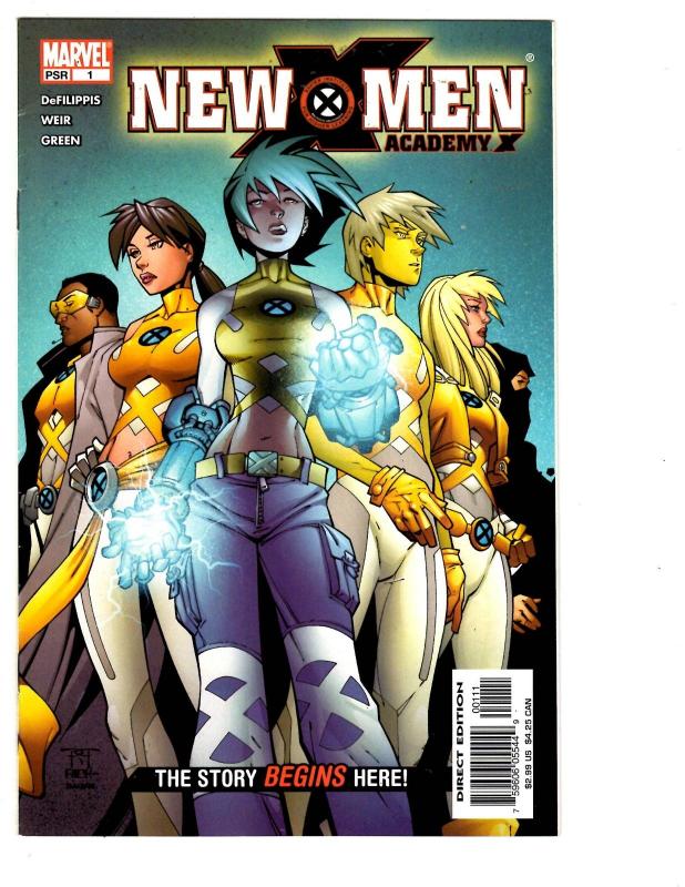 3 New X-Men Academy X Marvel Comic Books # 1 2 3 DeFillipis Weir Green BH29