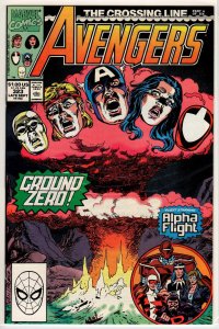 The Avengers #323 Direct Edition (1990) 9.4 NM