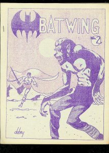 BATWING FANZINE #2-LARRY HERNDON-STREET & SMITH PULPS VF 