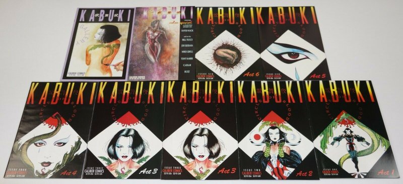 Kabuki: Circle of Blood #1-6 VF/NM complete series + (3) more - david mack set