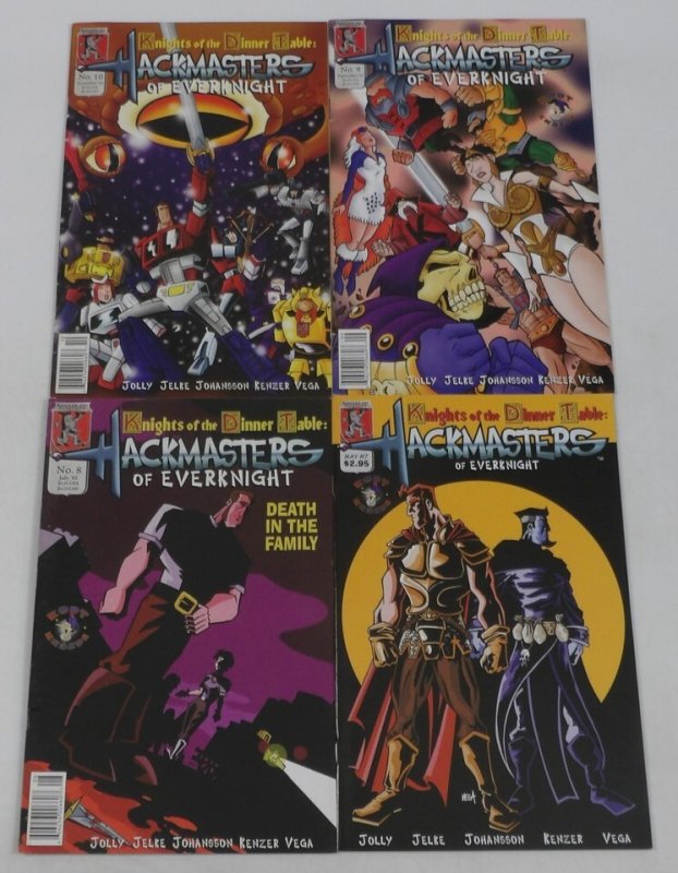 Hackmasters of Everknight #1-10 full set knights of the dinner table ; Kenzer