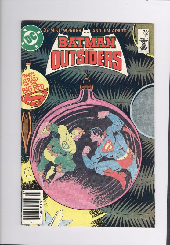 Batman and The Outsiders # 19  VF/NM (1985)  High Grade