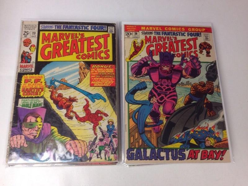 Marvels Greatest Comics 23-28 30-37 45 51 54 61 64-72 6.0-8.0 Range Lot Set Run