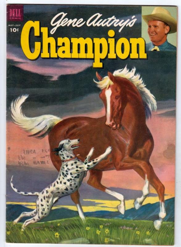 Gene Autry's Champion #10 (May-53) FN/VF Mid-Grade Gene Autry, Champion