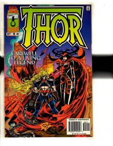 Lot Of 10 Thor Marvel Comic Books # 501 502 503 504 506 507 508 509 510 511 DB8