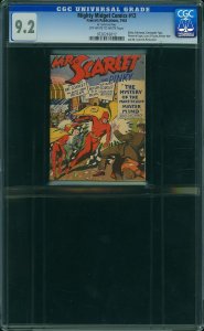 Mighty Midget Comics #12-E - Mr. Scarlet and Pinky (1943) CGC 9.2 NM-