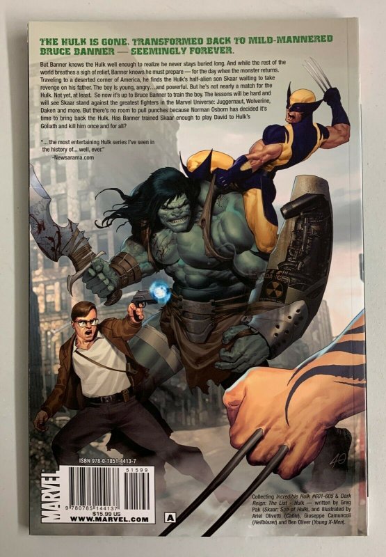 Incredible Hulk Vol. 1 Son Of Banner (Marvel 2010) Greg Pak Paperback  