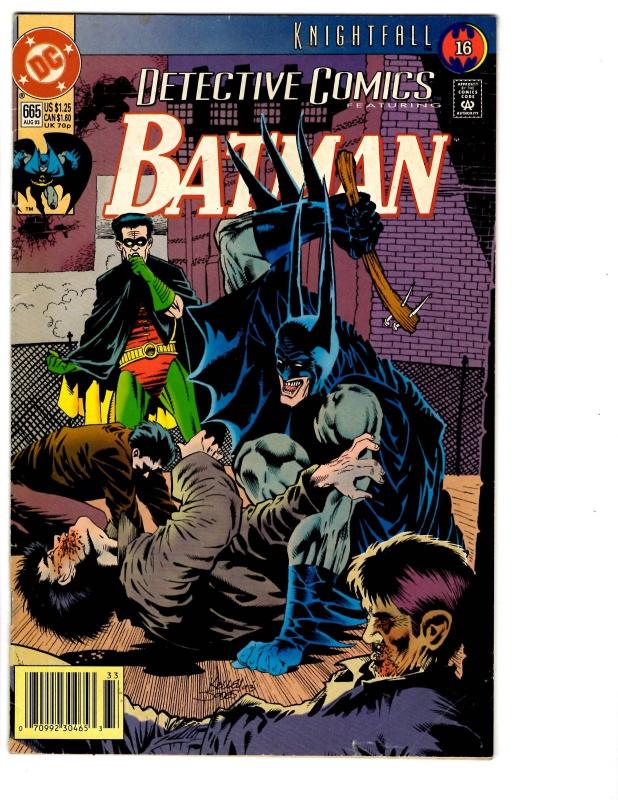6 Detective Comics DC Comics # 660 661 662 663 664 665 Batman Robin Bane BH27