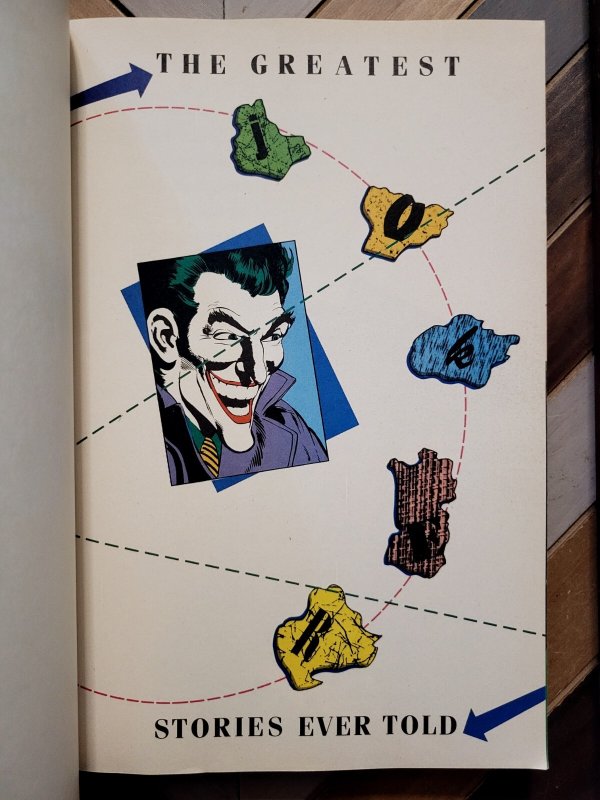 Greatest Joker Stories Ever Told TPB (DC Warner 1988) 2nd Print BATMAN Anthology