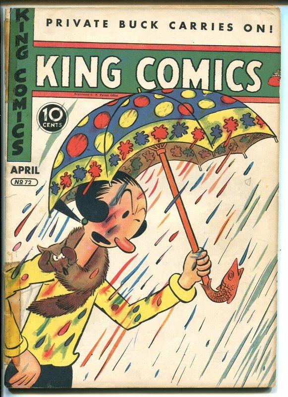 KING #72 1942-DAVID MCKAY-POPEYE-FLASH GORDON-MANDRAKE-PHANTOM-vg minus