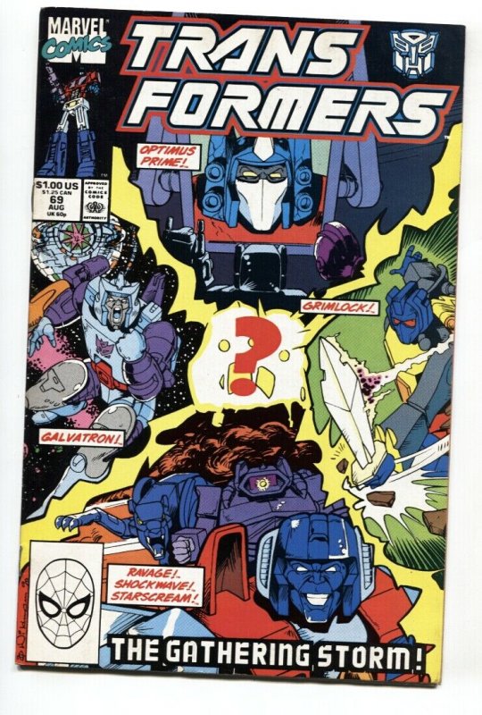 Transformers #69 1990 Later issue Marvel comic book