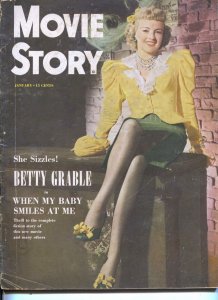 Movie Story-Betty Grable-Glenn Ford-Bud Abbott-Lou Costello-Jan-1949