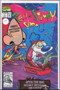 The Ren & Stimpy Show #1 Second Print Cover (1992) Ren & Stimpy