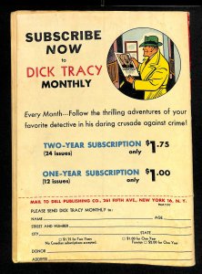 Dick Tracy Monthly #9 VG- 3.5 Off White to White