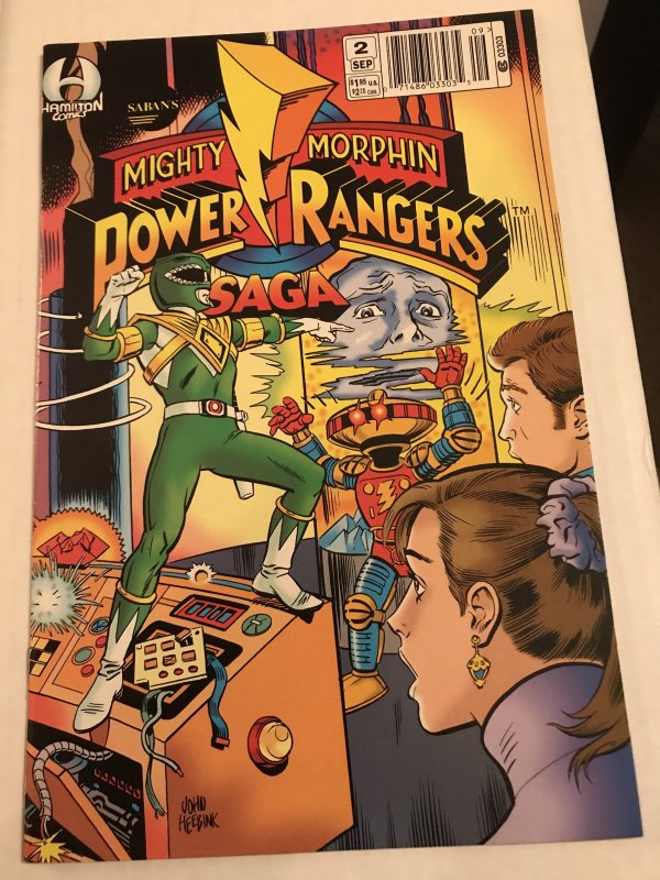 Mighty Morphin Power Rangers Saga #1 & 2 lot : Hamilton 1995 mini, 2 in NM