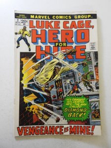 Hero for Hire #2 (1972) GD+ Condition moisture damage