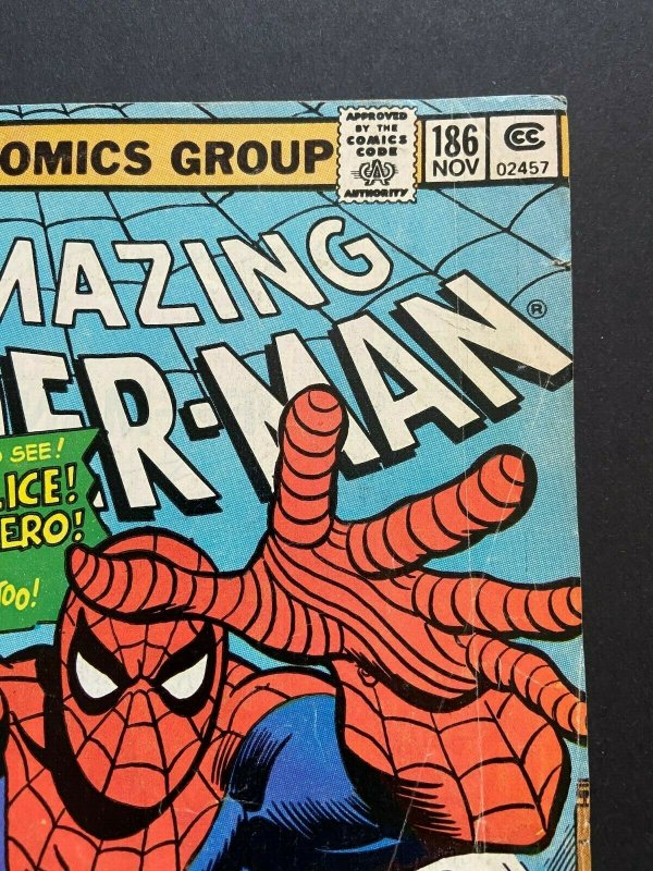 The Amazing Spider-Man 186 low grade Mark Jewelers insert (Variant)