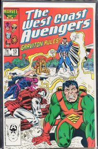 West Coast Avengers #13 (1986) West Coast Avengers / Avengers West Coast