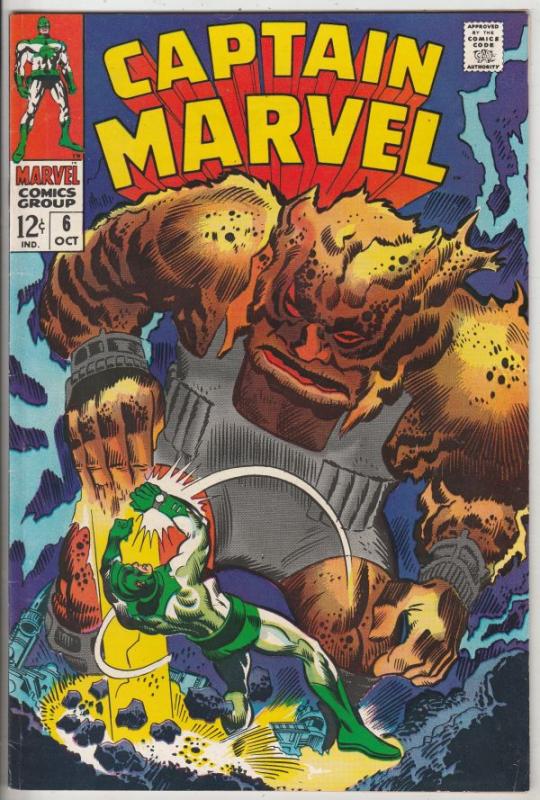Captain Marvel #6 (Oct-68) NM- High-Grade Captain Marvel