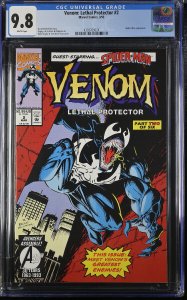 Venom: Lethal Protector #2 CGC 9.8 1993 - Spider-man- Marvel 4393769024