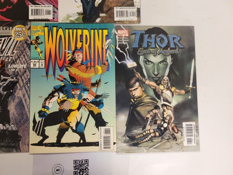 5 Comics #86 Wolverine #172 X-Men #1 Colossus #6 Thor #41 Daredevil 31 TJ34