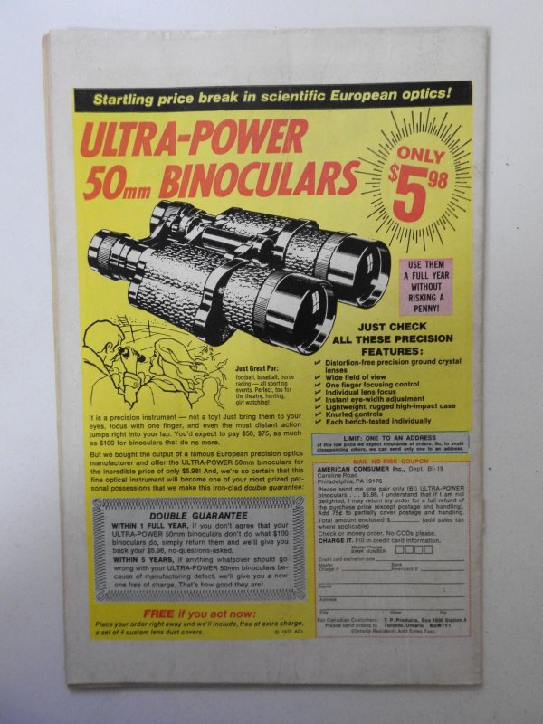 The X-Men #95 GD+ Condition! Cover and 1st 5 wraps detached at bottom staple