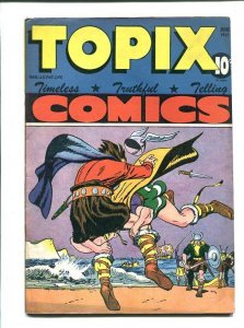 TOPIX #9-1947-VIKING BATTLE COVER-KINGS OF KINGS FN/VF