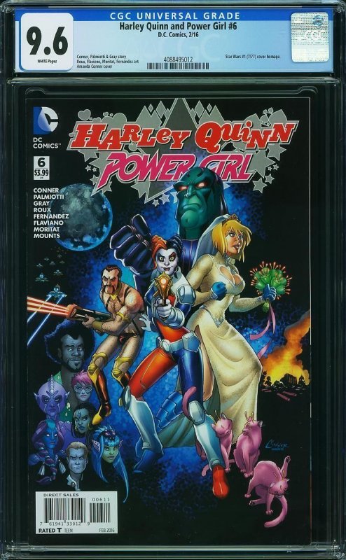 Harley Quinn/Power Girl #6 (2016) CGC 9.6 NM+