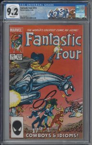 Fantastic Four 272 CGC 9.2 NM- WP 1st Nathaniel Richards Marvel 1984 KEY issue!!