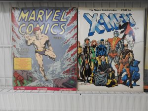 Nice Lot (11) Marvel Indexes Sharp Cover Art! Avg Fine Condition!