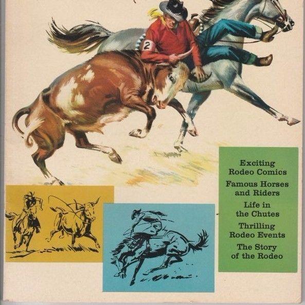 Dell Giant Golden West Rodeo Treasury 1 Strict 9.0 VF/NM Aff-Grade(Oct-57)Riders