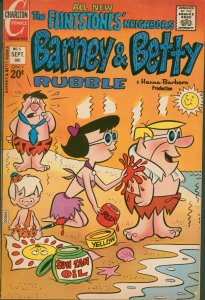 Barney & Betty Rubble #5 Charlton Comics Flintstones 1973 FN