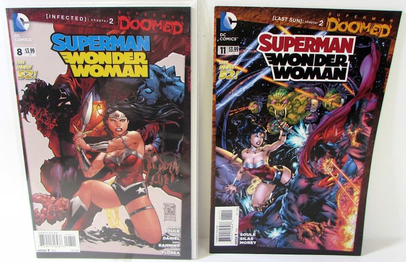 Superman Wonder Woman Lot of 2 #8, 11 (2014) DC Comics 9.4 NM 1st Print Comics