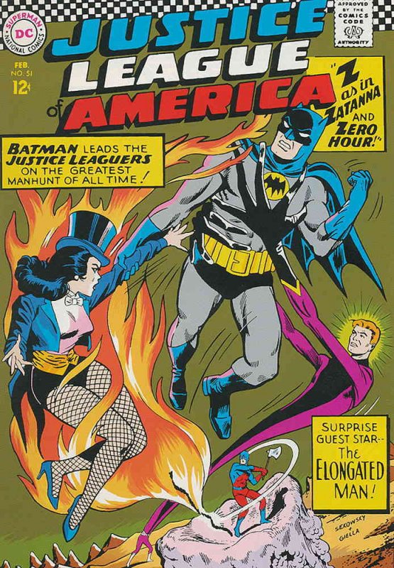 Justice League of America #51 GD ; DC | low grade comic February 1967 Zatanna El