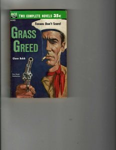 3 Books Judgment On Janus Grass Greed Carson of Venus Western Mystery JK18