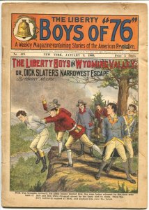 Liberty Boys of 76 #415 1/8/1909-stories of The American Revolution-pulp th...