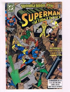 Action Comics #670 VF DC Comics Armageddon 1991 Comic Book Stern Superman DE15