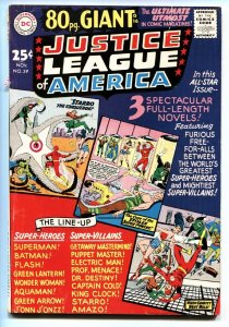 JUSTICE LEAGUE OF AMERICA #39-80 PAGE GIANT- VG