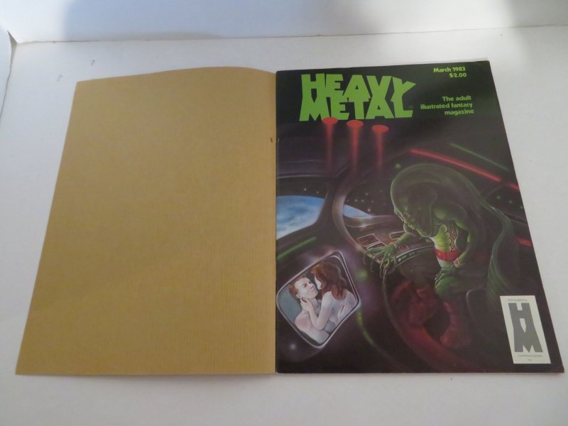 Heavy Metal Magazine Vol 6 #12 (1983)Adult Magazine March Grade FN+ 6.5